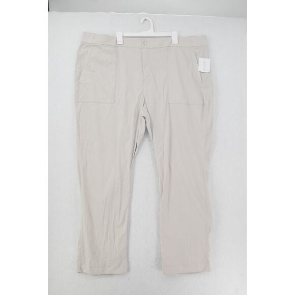 NEW Athleta Women's Plus Size 26 Trekkie Hike Pants Tan Birch - Picture 4 of 10